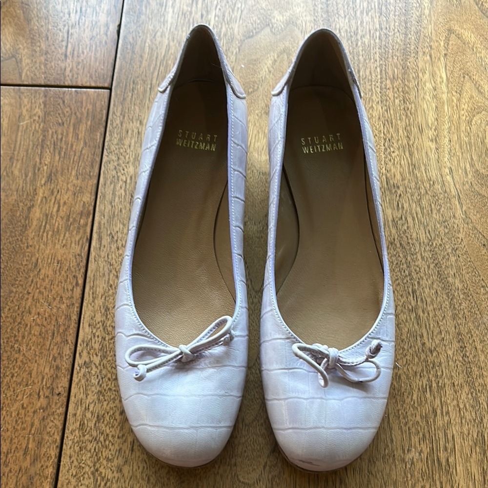 Stuart Weitzman Lavender Ballet Flats